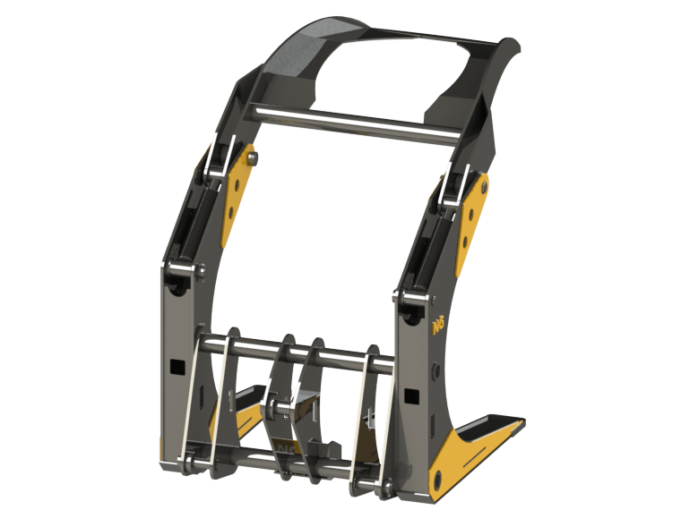 Loader Log Grapple Attachments for Efficient Timber Handling
