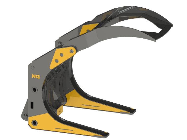 Loader Log Grapple Attachments for Efficient Timber Handling