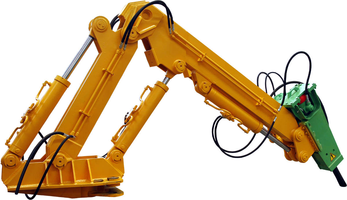 Sabit Pedestal Kırıcı Ve Boom-Elleçleme  Sistemi