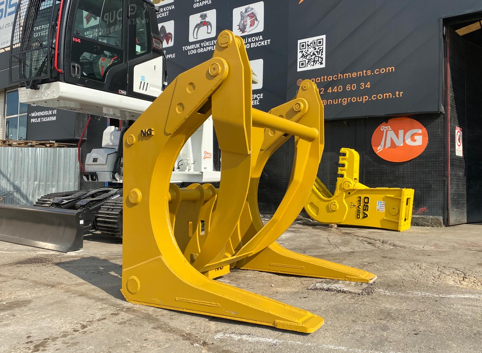Loader Log Grapple Attachments for Efficient Timber Handling