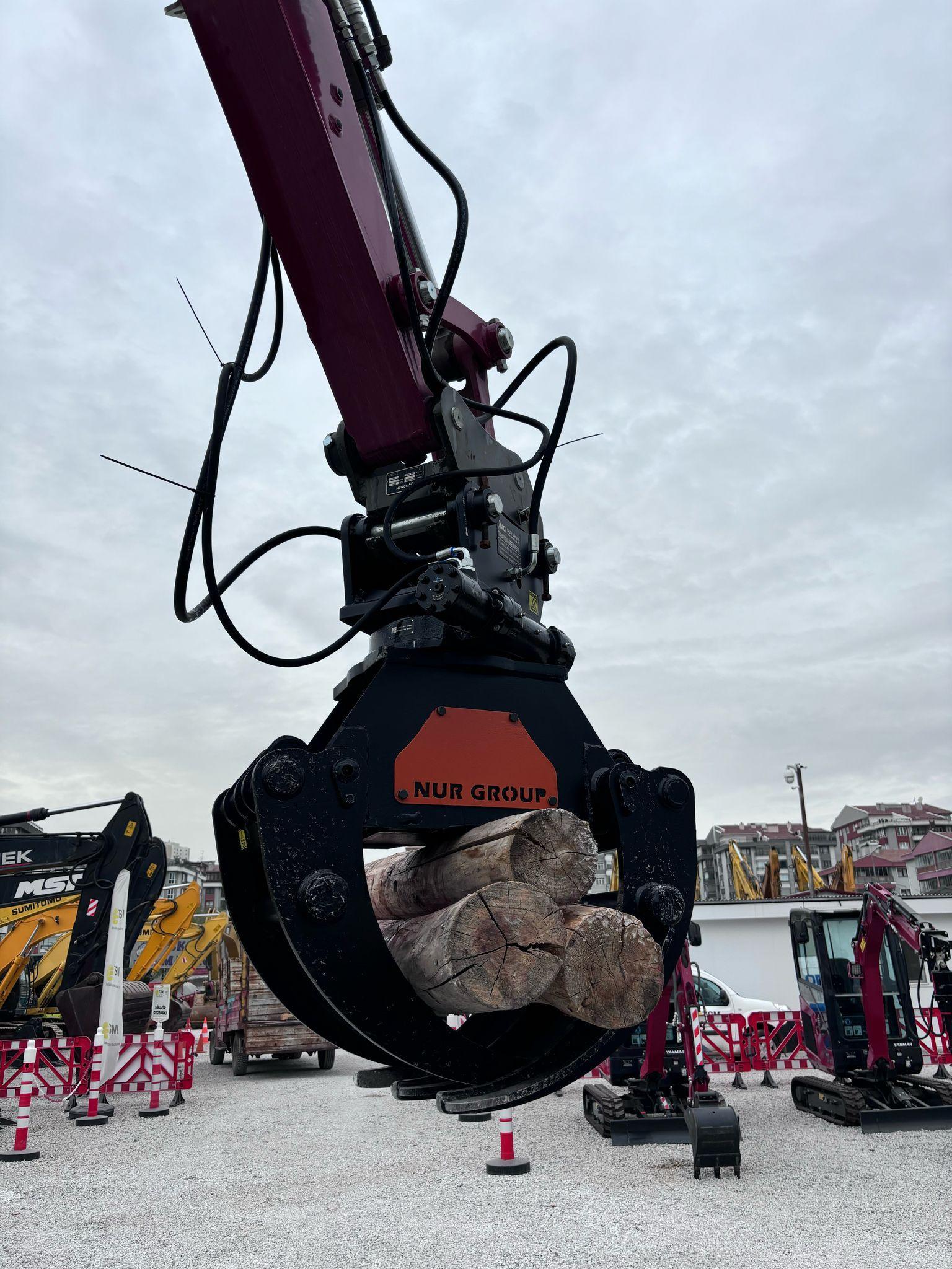 Excavator Log Grapple Timber Grabs