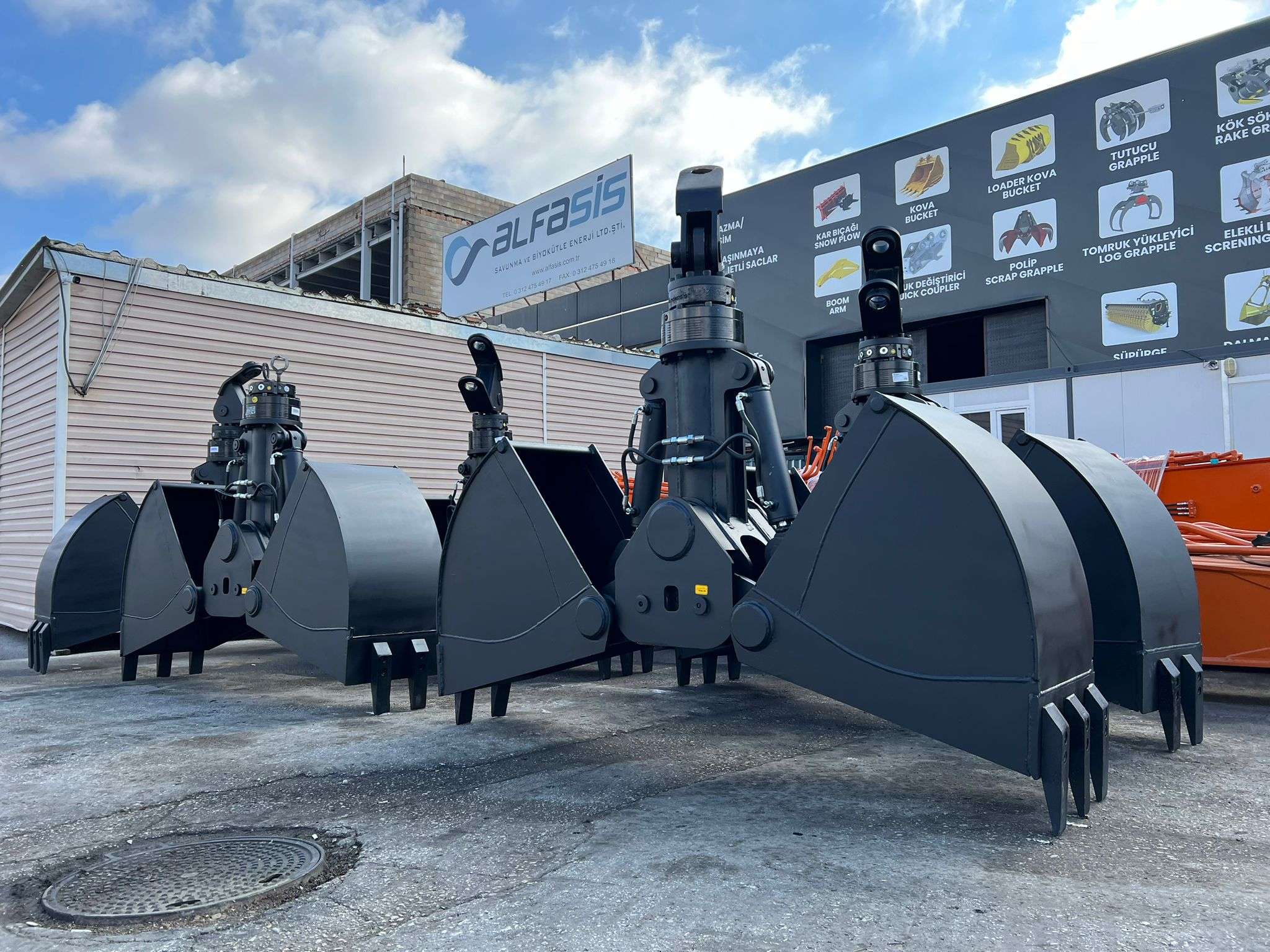 Grappin de Regroupement Hydraulique pour le Bois et les Grumes |