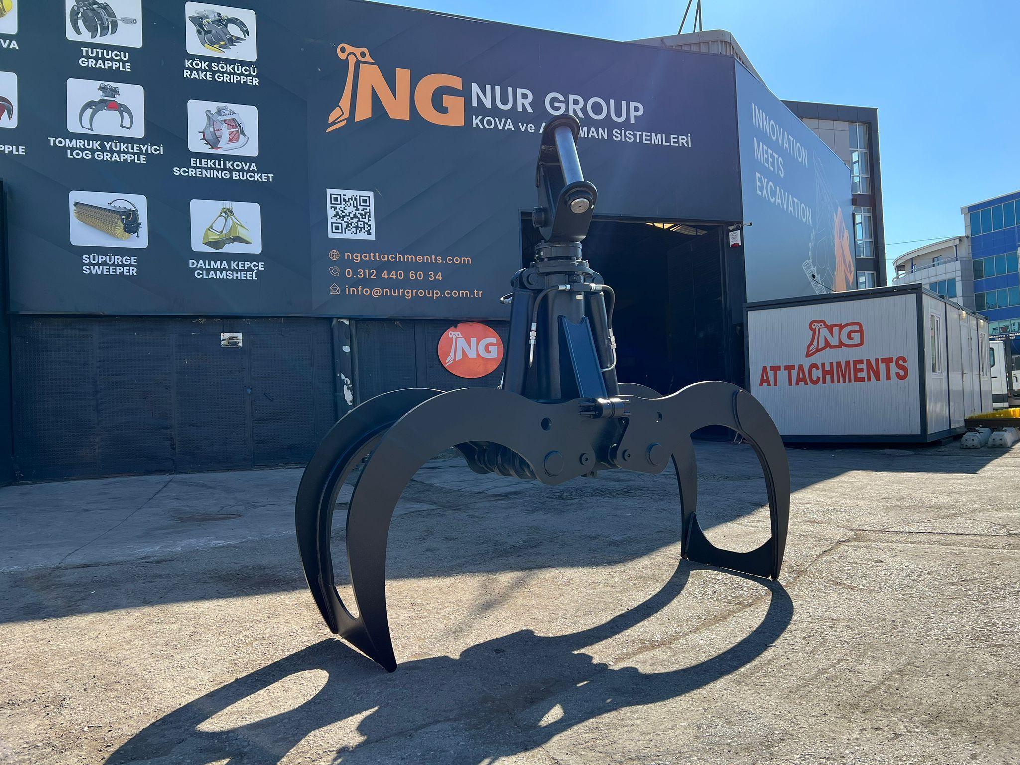 Grappin de Regroupement Hydraulique pour le Bois et les Grumes |