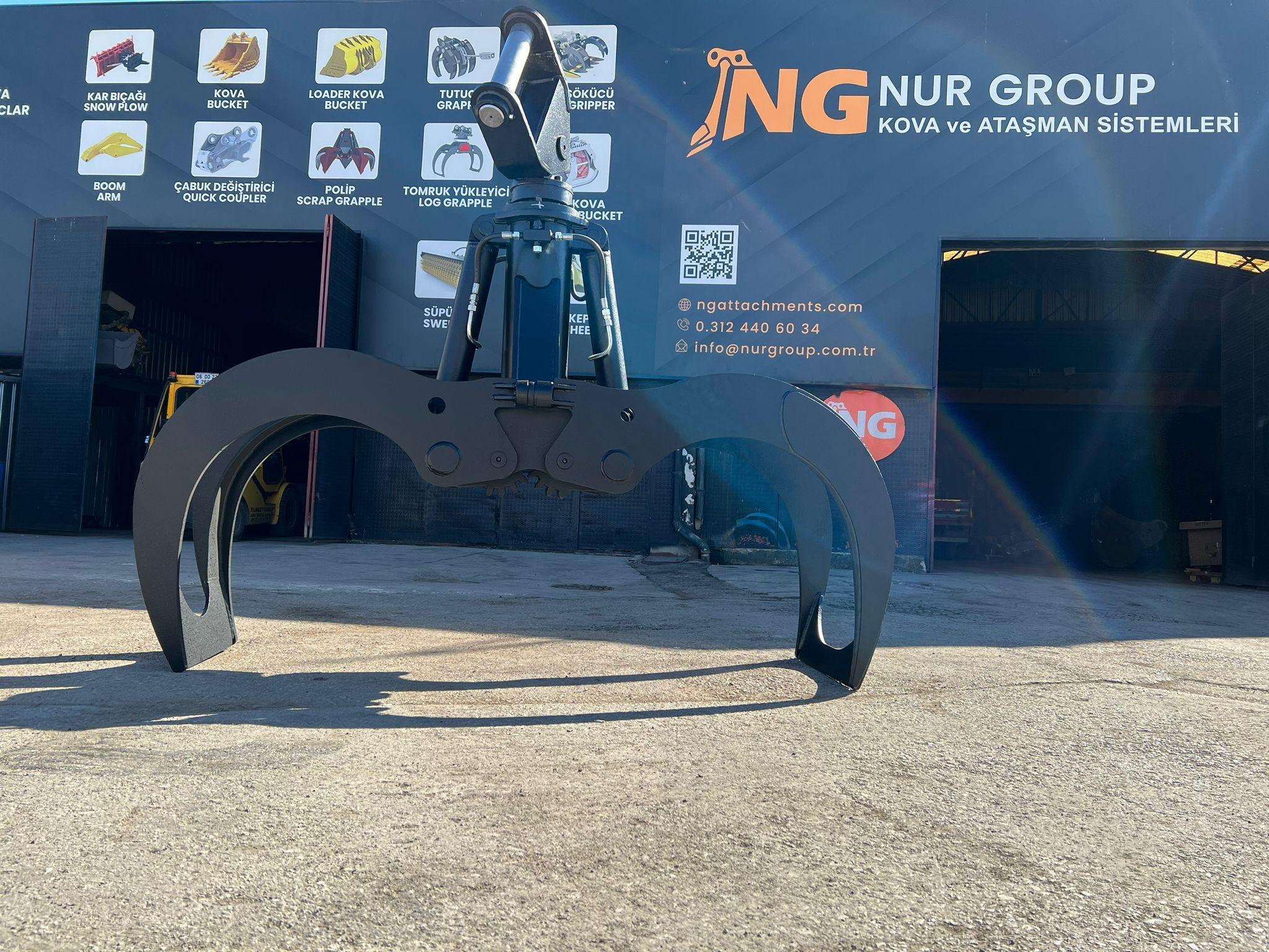 Grappin de Regroupement Hydraulique pour le Bois et les Grumes |