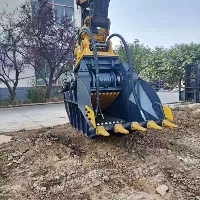 Excavator Crusher Buckets | NG Attachments – Durable & High-Performance Solutions