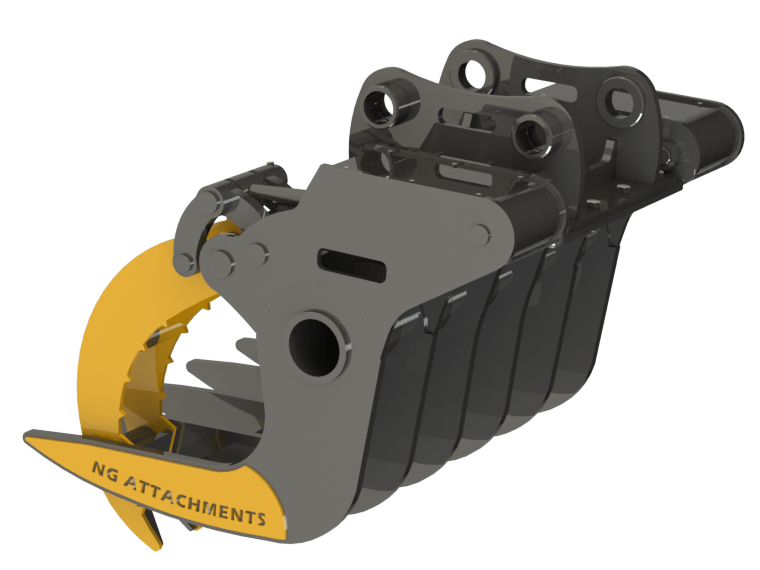 Loader Log Grapple Attachments for Efficient Timber Handling