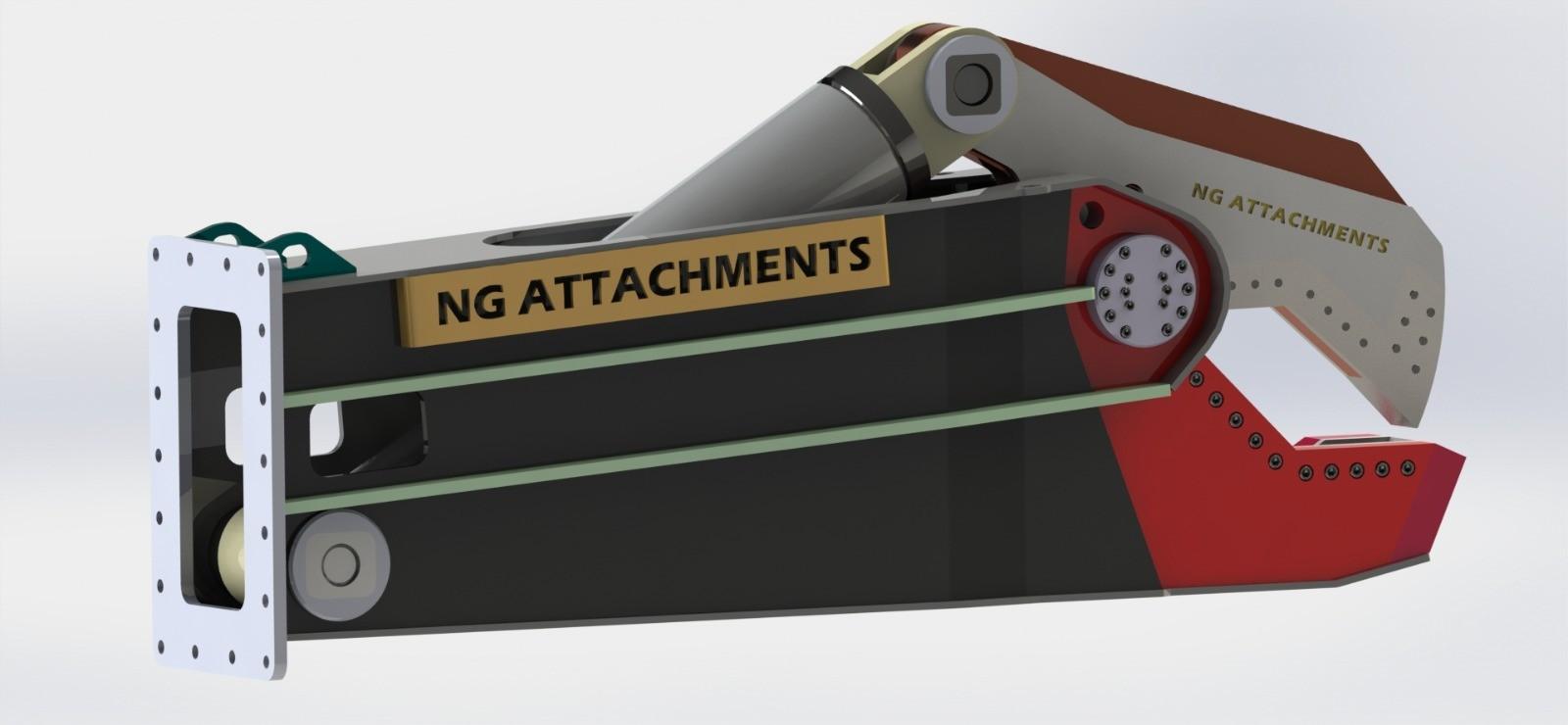 Excavator Hydraulic Scrap Shears for Demolition and Recycling Applications