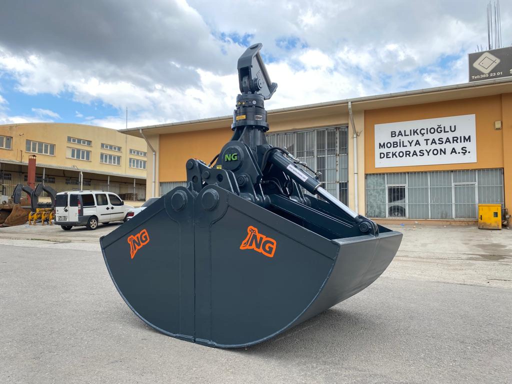 Electric Hydraulic Clamshell Grabs – Built for Coal, Grain, and Scrap Handling