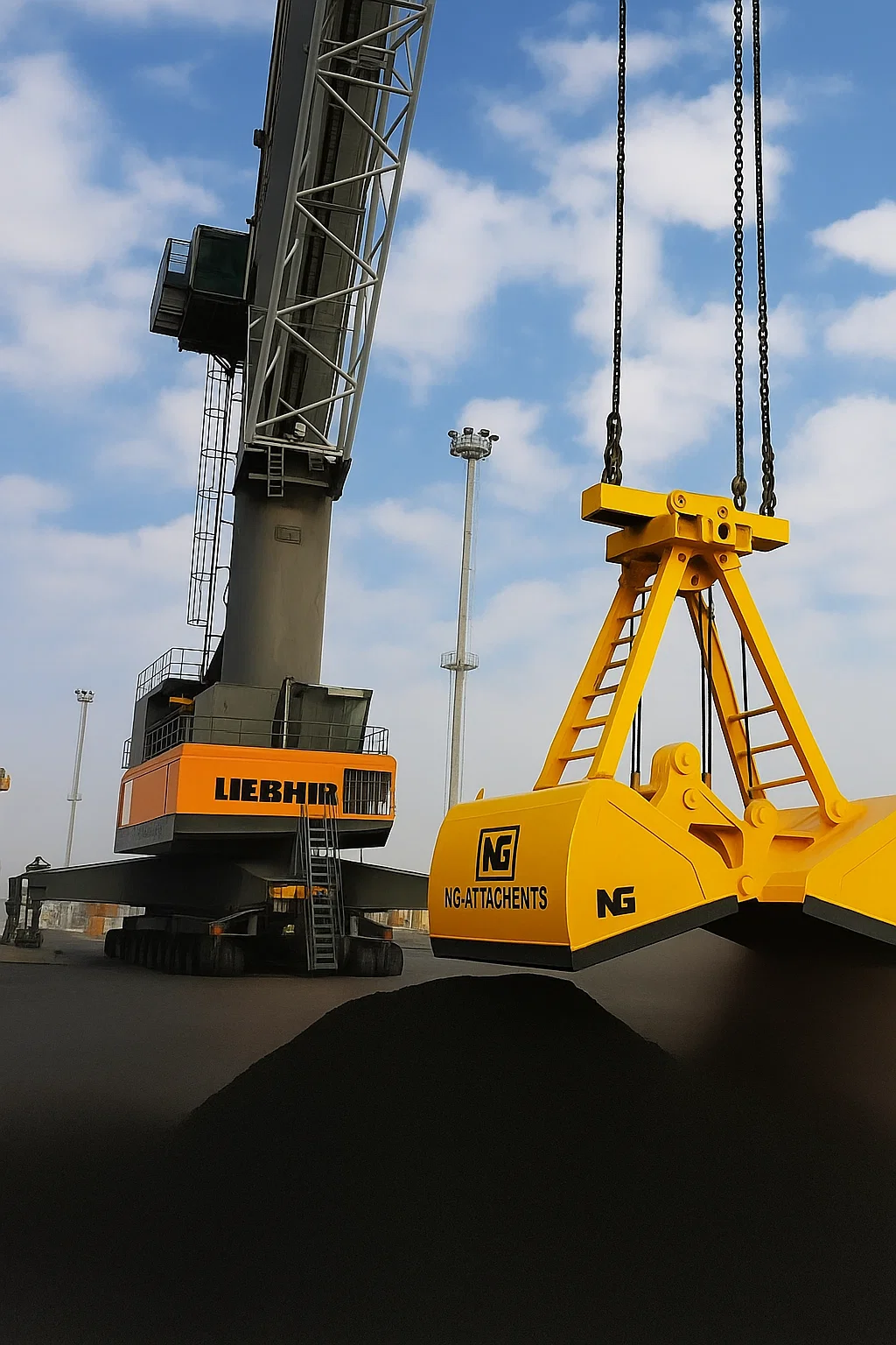 2–4 Rope Mechanical Rock Grabs – Heavy-Duty Clamshells for Cranes