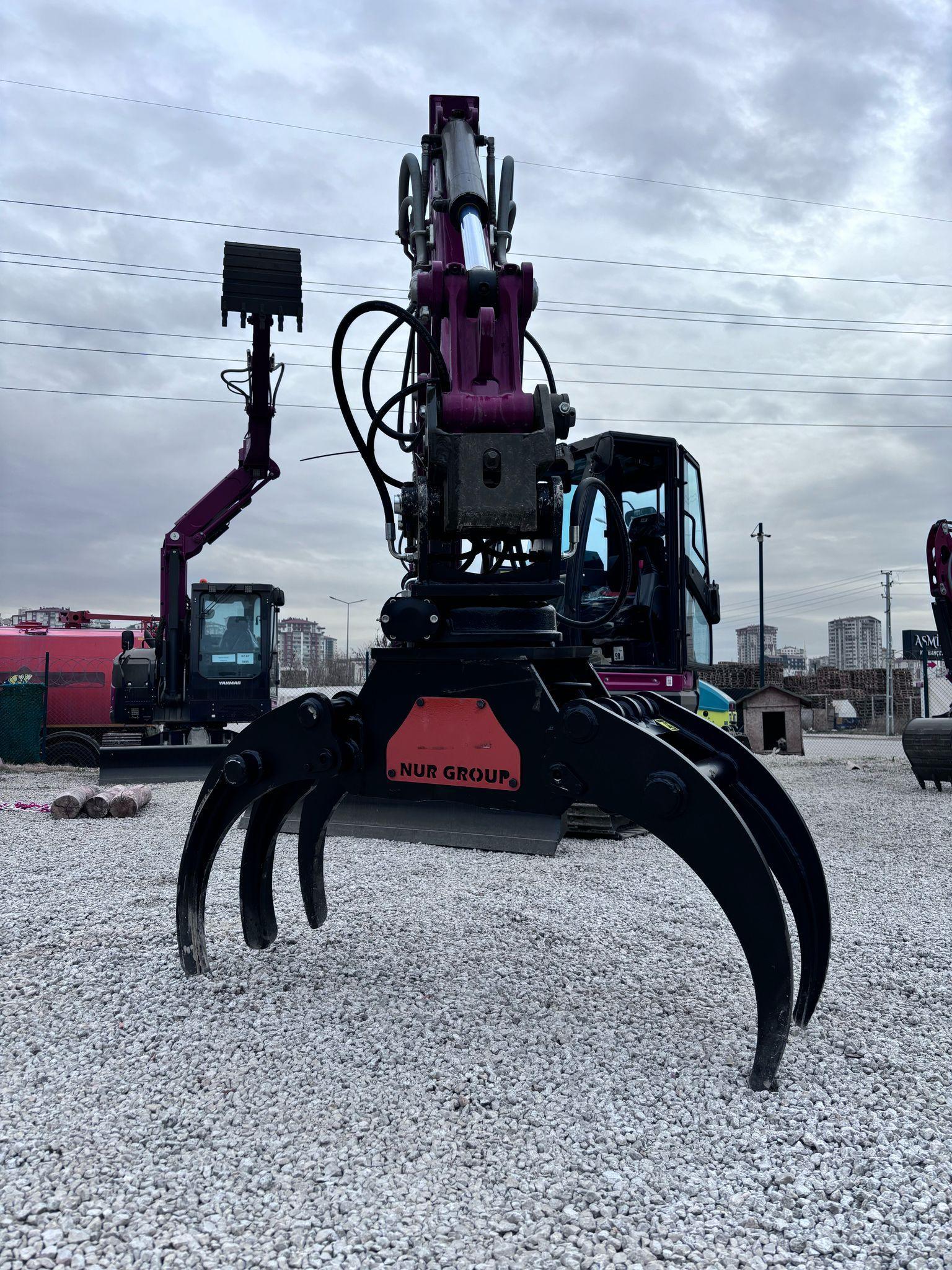 Excavator Log Grapple Timber Grabs