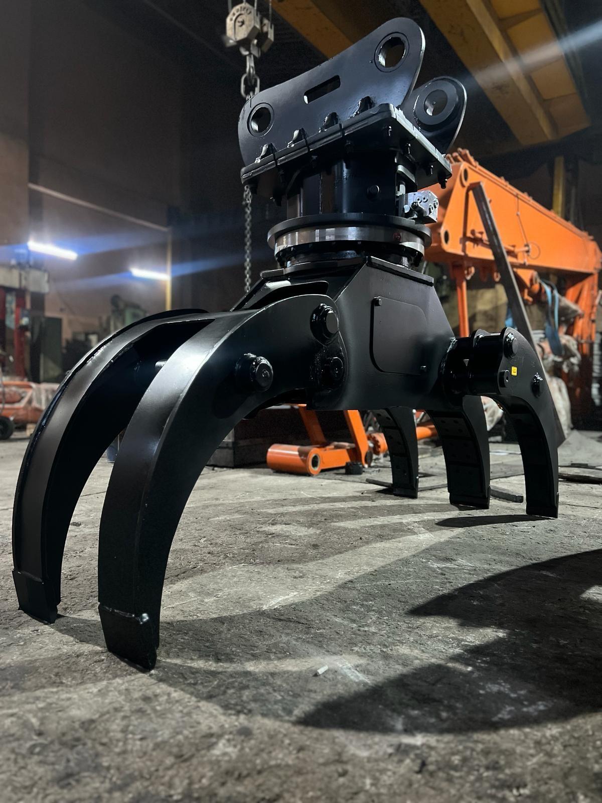 Grappin de Regroupement Hydraulique pour le Bois et les Grumes |