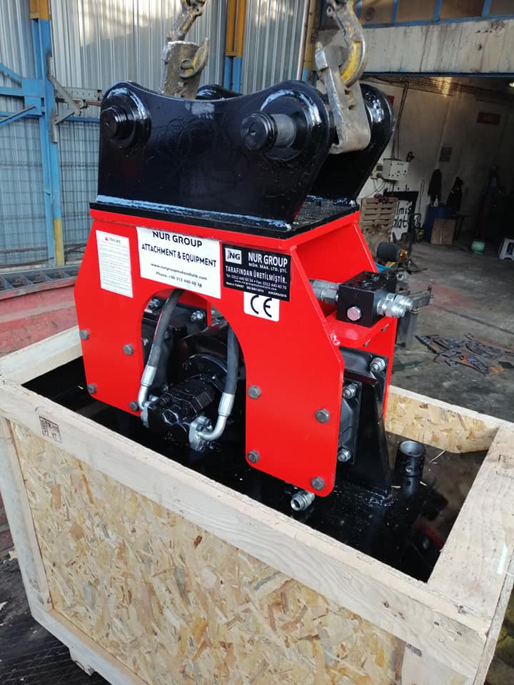 Hydraulic Plate Compactor Attachment for Excavators