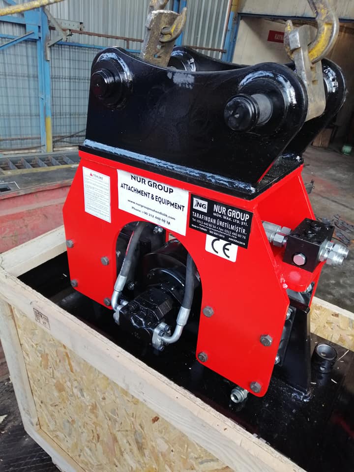 Hydraulischer Anbauverdichter für Bagger