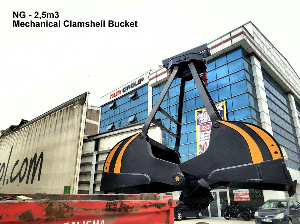 Mekanik Halatlı Kapma Kova Clamshell Tipi
