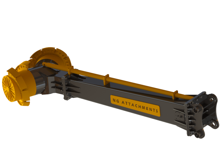 Excavator Soil Mixer Attachments for Ground Stabilization