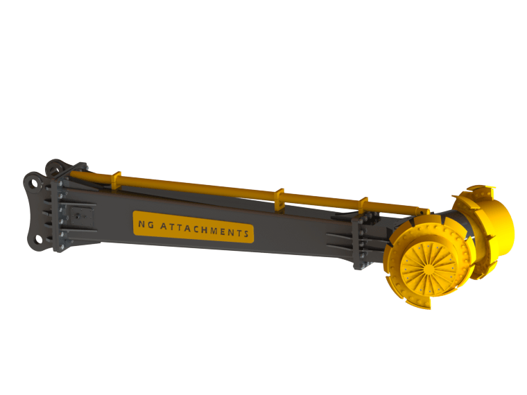 Excavator Soil Mixer Attachments for Ground Stabilization