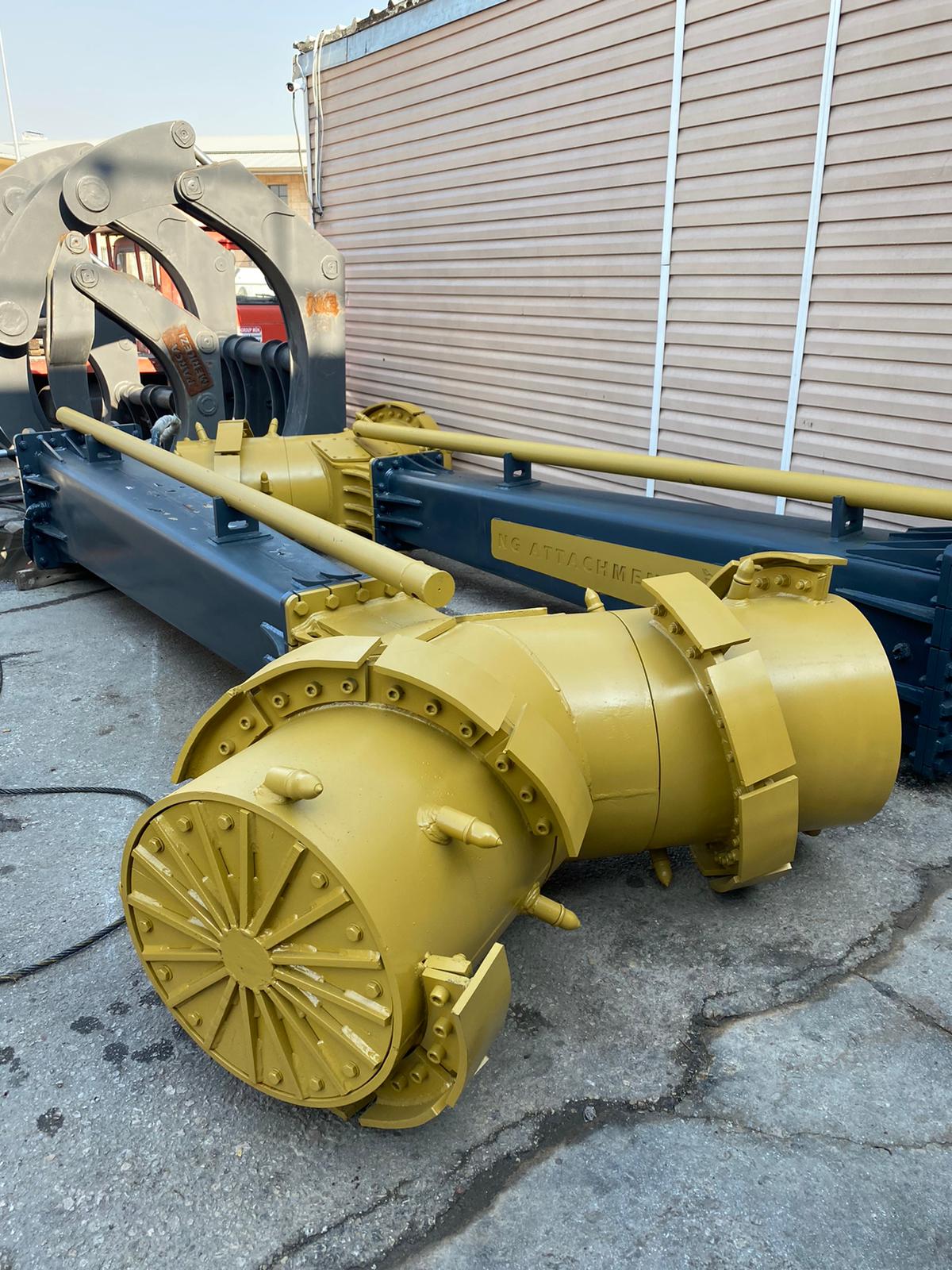 Excavator Soil Mixer Attachments for Ground Stabilization