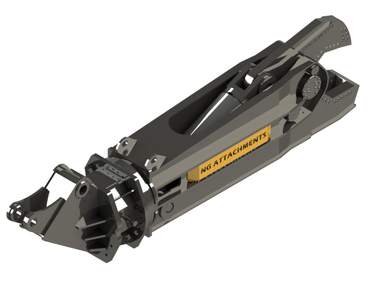 Excavator Hydraulic Scrap Shears for Demolition and Recycling Applications