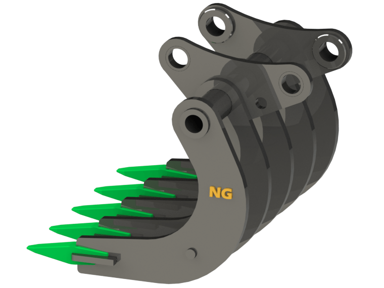 Excavator Root Rake Attachments for Efficient Land Clearing