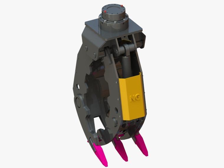 Υδραυλικός Log Grapple για Εκσκαφείς