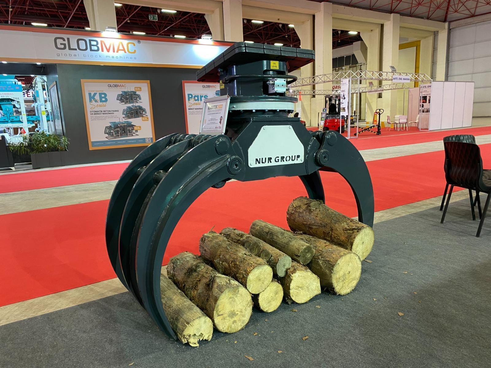 Grappin de Regroupement Hydraulique pour le Bois et les Grumes |