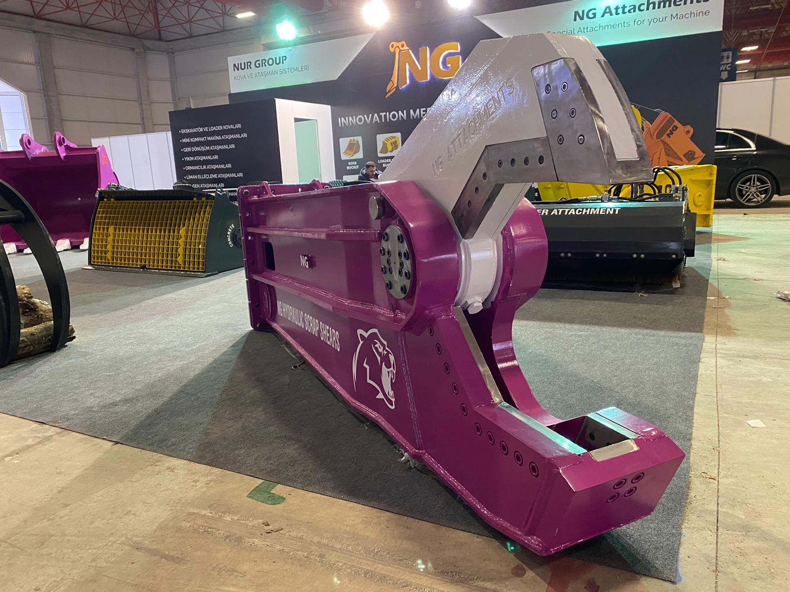Excavator Hydraulic Scrap Shears for Demolition and Recycling Applications