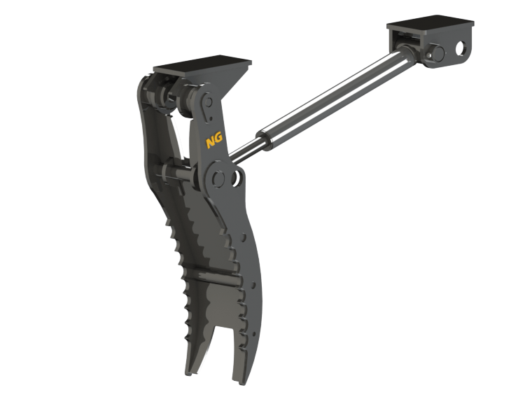 Heavy-Duty Excavator Grapple Buckets for Demolition, Recycling & Forestry