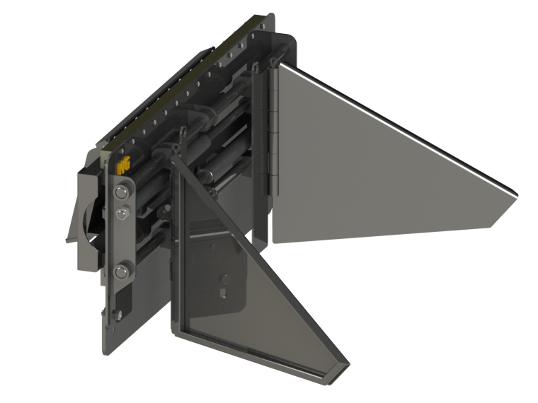 Hydraulischer Asphaltverteiler für Kompaktlader