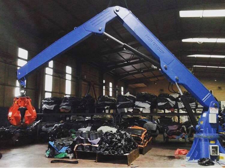 Sabit Hurda Elleçleme Vinci (Polip Ataşmanlı)