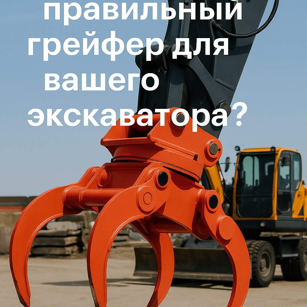 “Как выбрать правильный грейфер для вашего экскаватора?