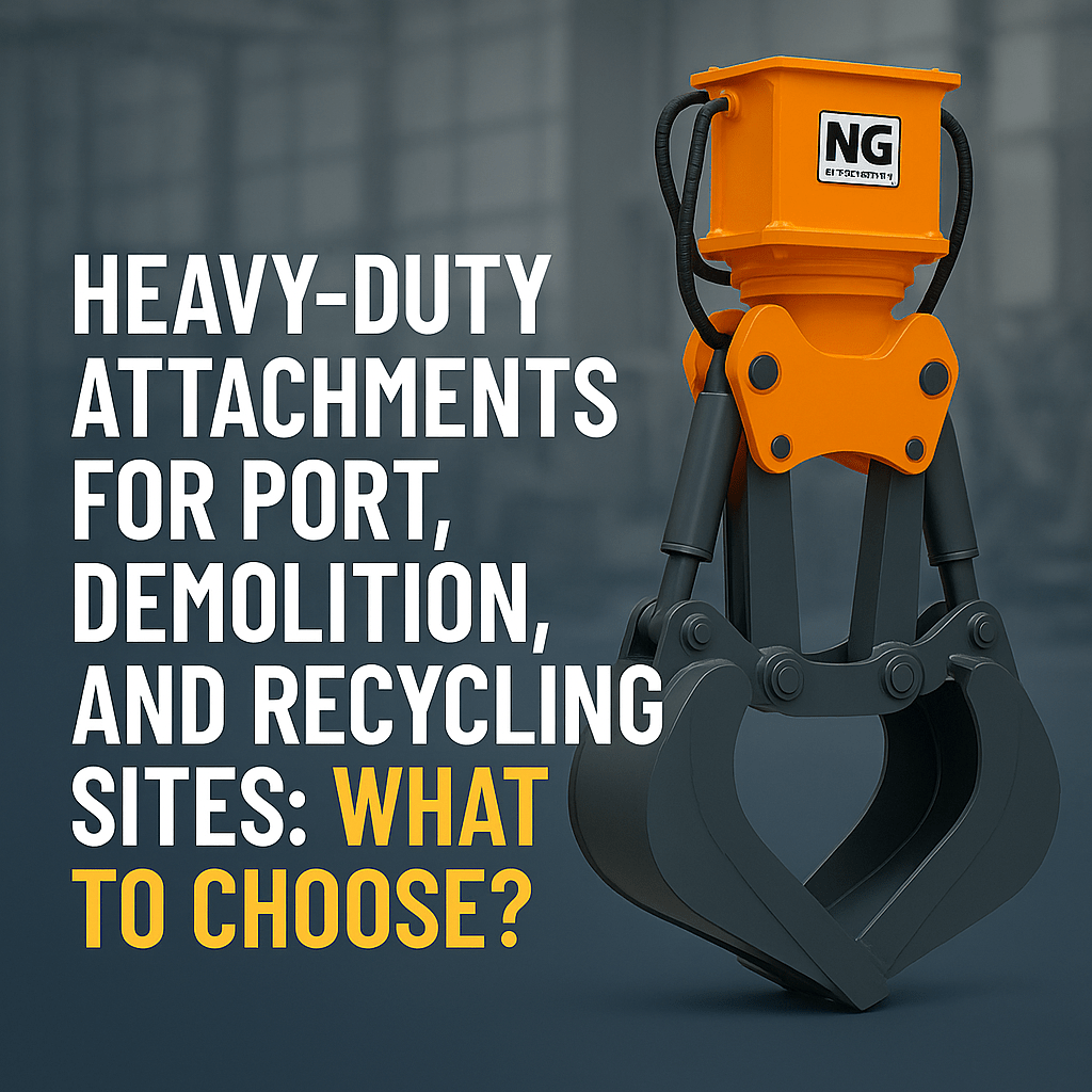 Heavy-Duty Attachments for Port, Demolition, and Recycling Sites: What to Choose?