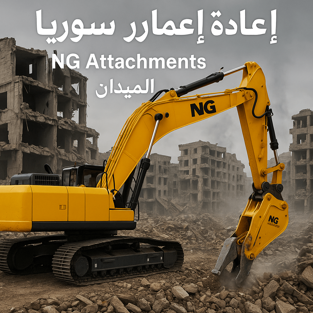 سوريا بعد الحرب: دور ملحقات الحفارات في إعادة الإعمار — NG Attachment