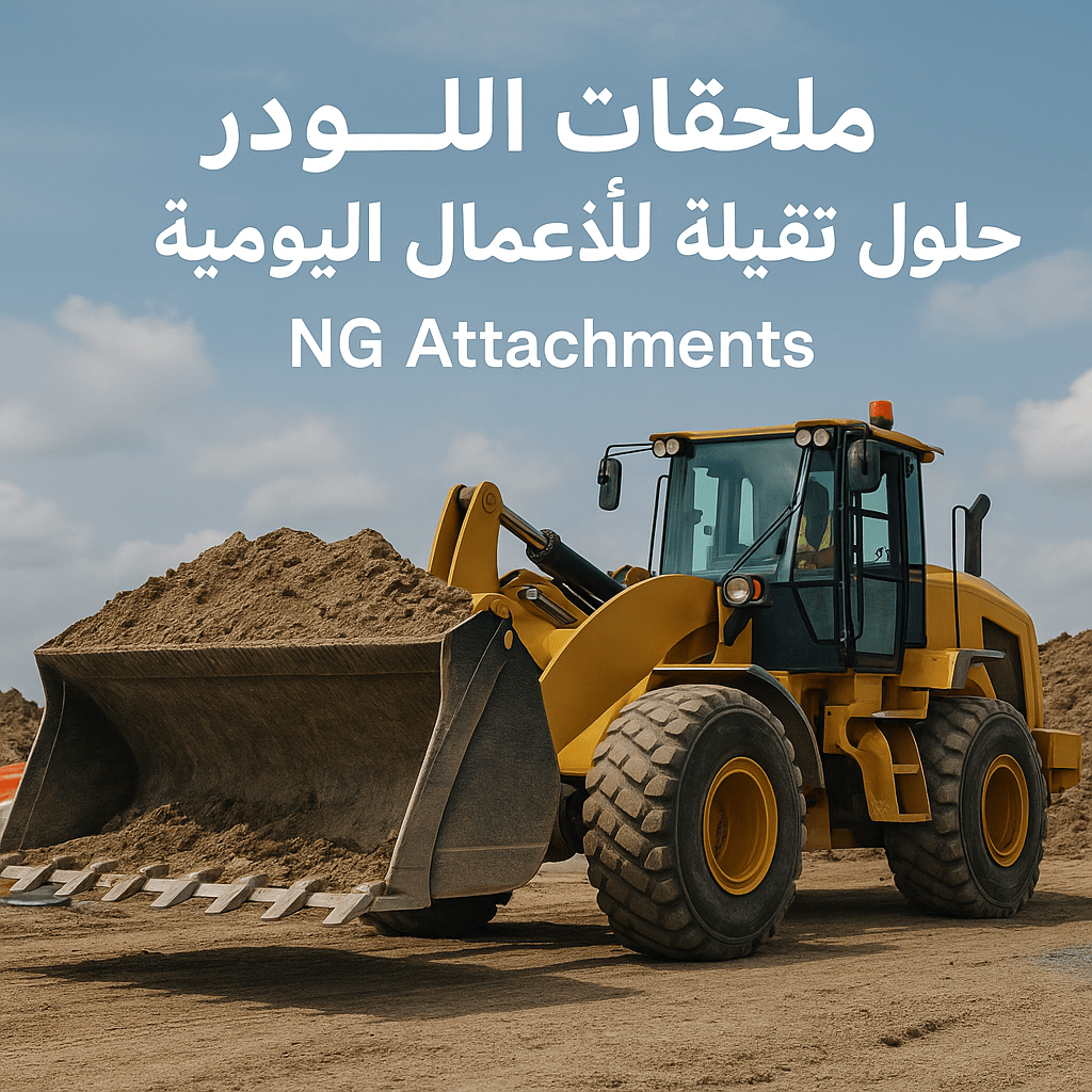 ملحقات اللودر: حلول ثقيلة للأعمال اليومية — NG Attachments