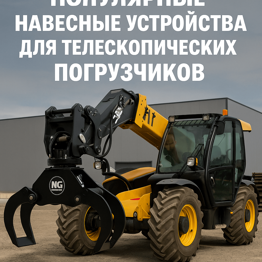 Популярные навесные устройства для телескопических погрузчиков