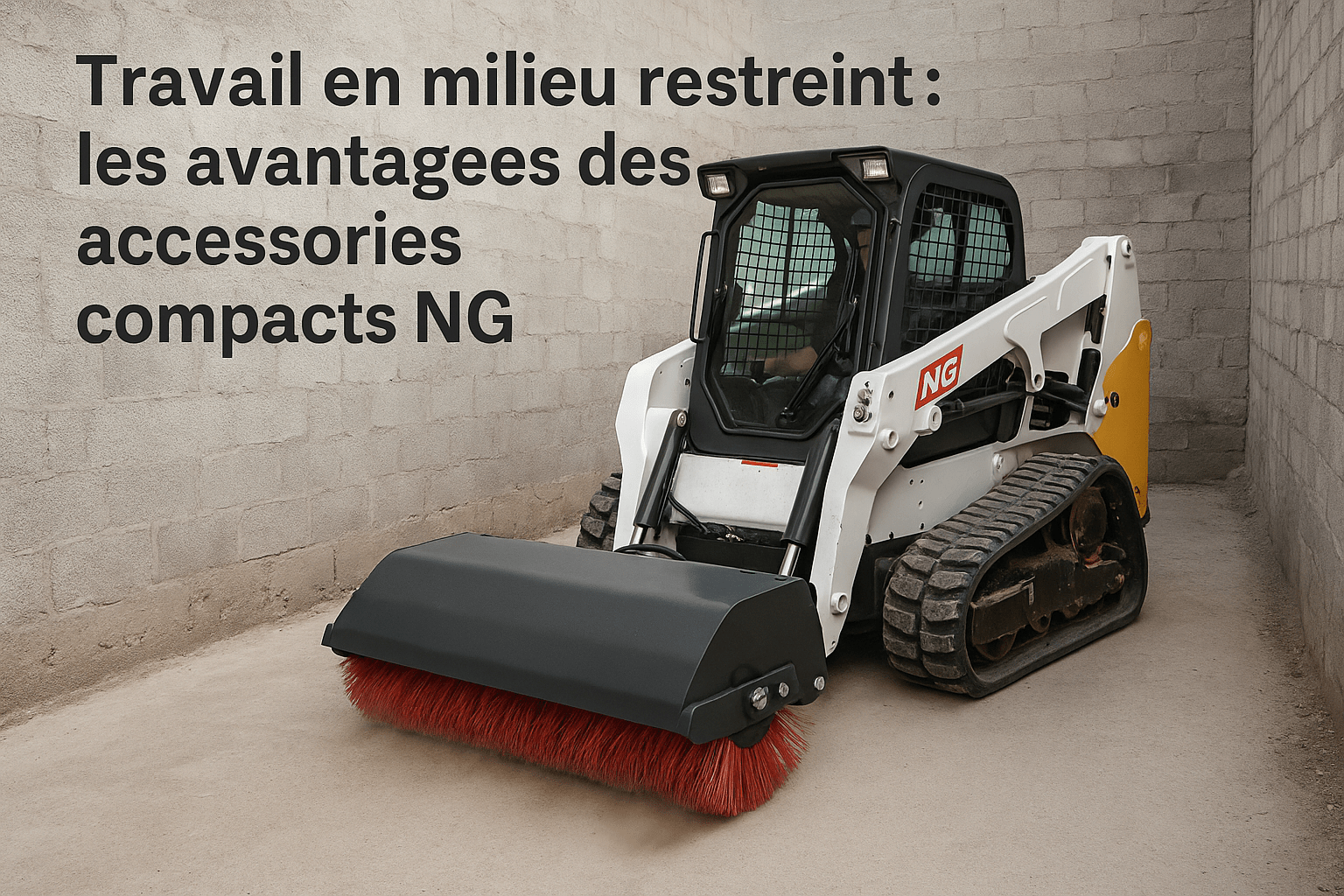 Travail en milieu restreint : les avantages des accessoires compacts NG