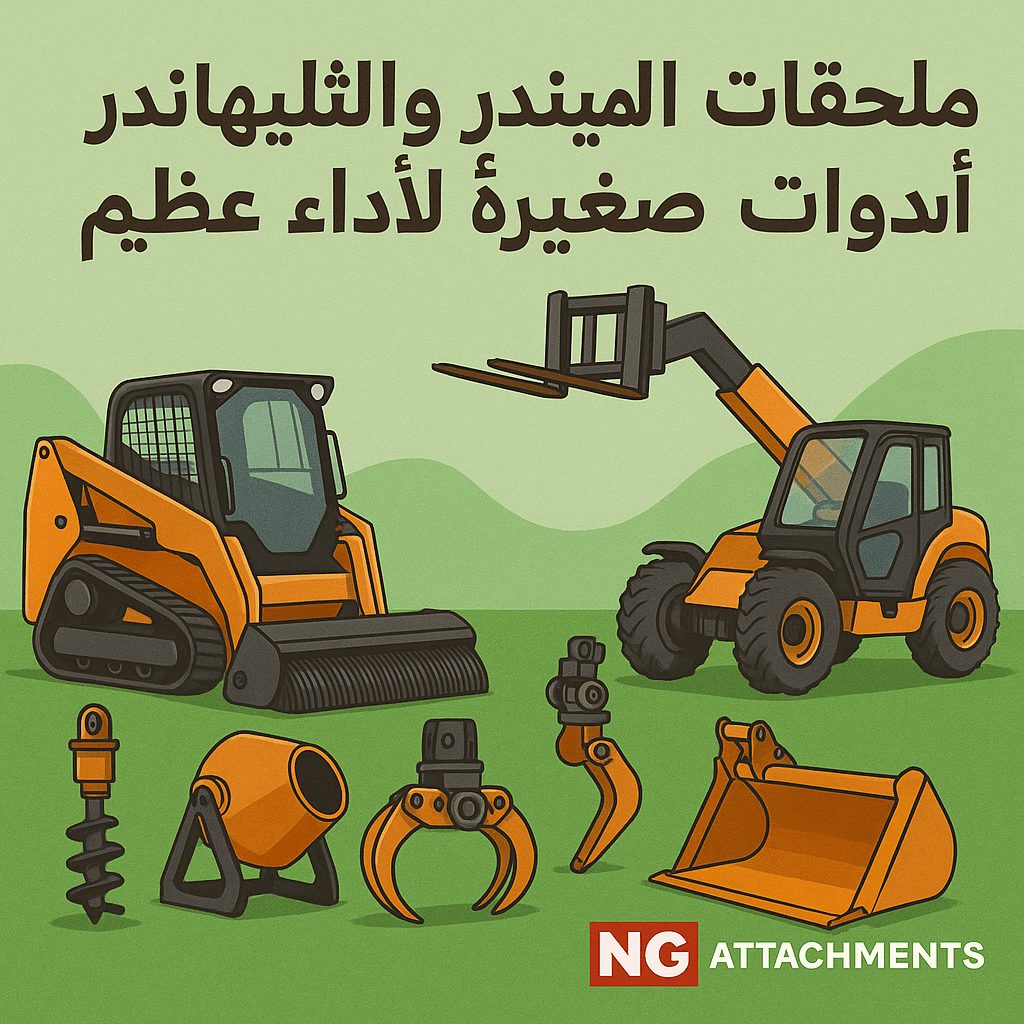 ملحقات الميني لودر والتليهاندر: أدوات صغيرة لأداء عظيم