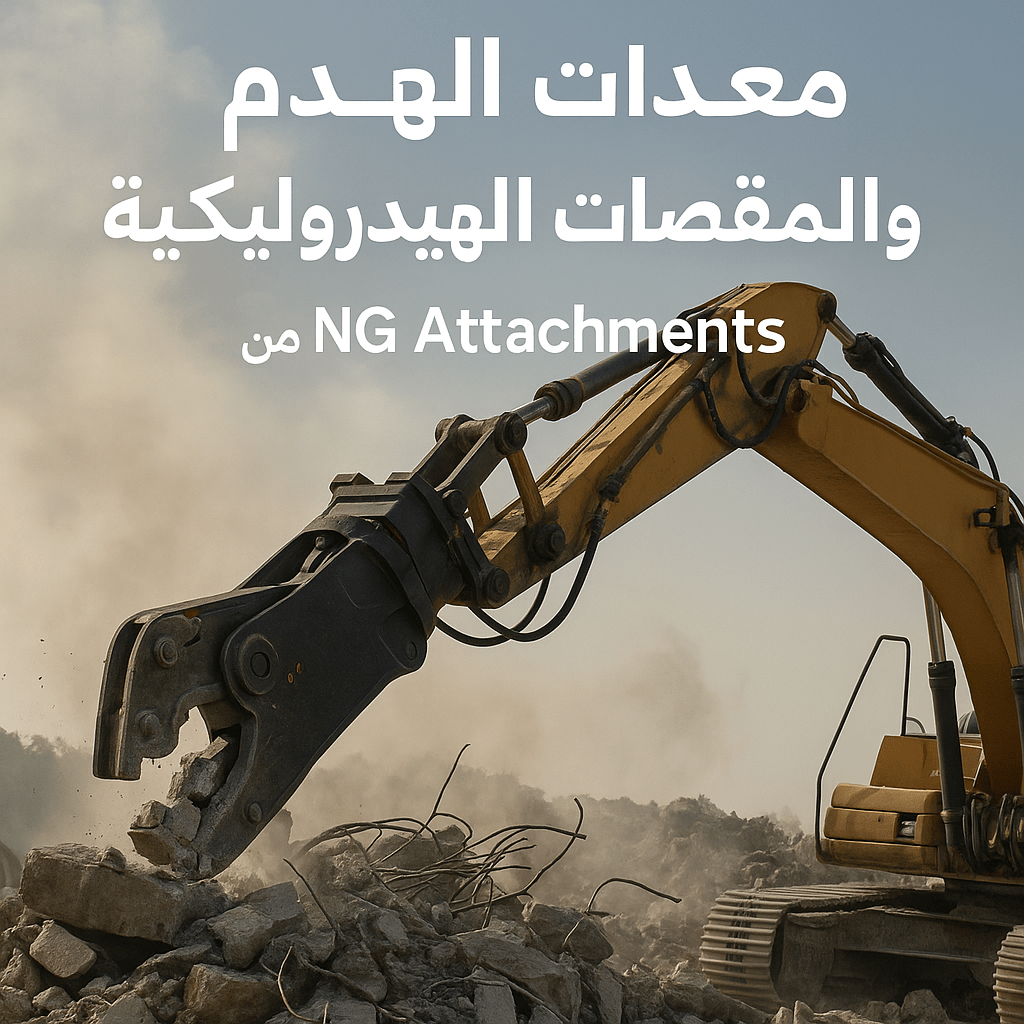 معدات الهدم والمقصات الهيدروليكية من NG Attachments