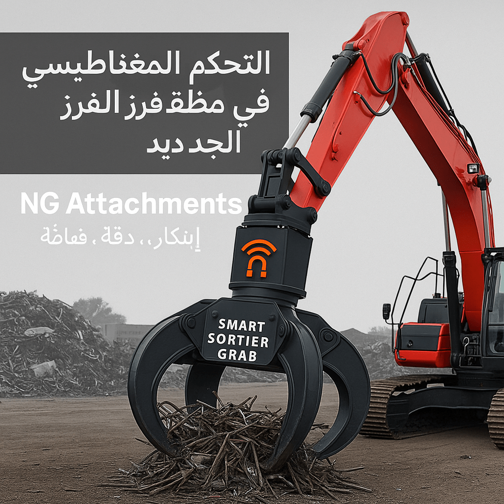 التحكم المغناطيسي الذكي في ملقط الفرز الجديد — Smart Sortier Grab