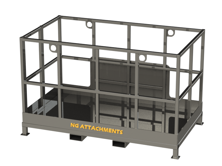 Platformă de lucru pentru persoane (coș man basket) pentru telehandler